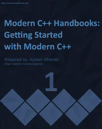 Cover of Modern C++ Handbooks Book1 Getting Started with Modern C++
