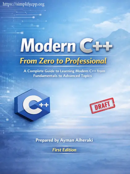 Cover of Modern C++ From Zero to Professional