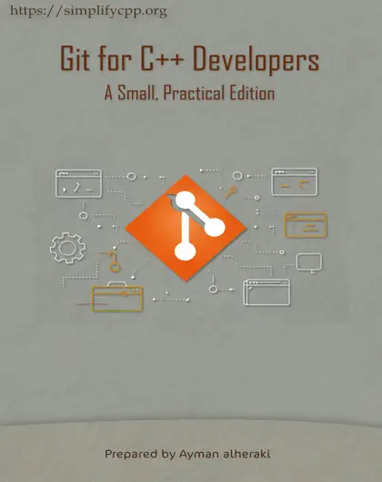Cover of mini booklet Git for C++ Developers