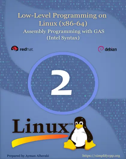 Cover of LinuxLL Book 2 Assembly Programming with GAS Intel Syntax