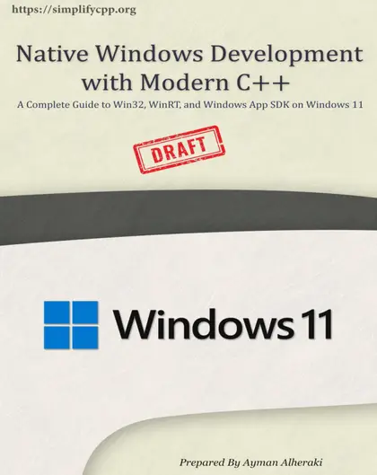 Cover of Windows 11 API with Modern C++