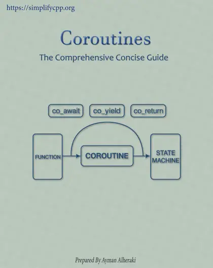 Cover of mini booklet Coroutines The Comprehensive Concise Guide