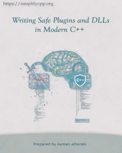 Cover of mini booklet Writing Safe Plugins and DLLs in Modern C++