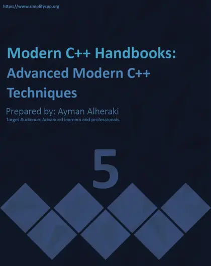 Cover of Modern C++ Handbooks Book5 Advanced Modern C++ Techniques