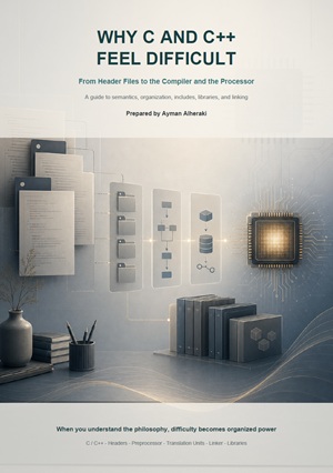Cover of WHY C AND C++ FEEL DIFFICULT - From Header Files to the Compiler and the Processor