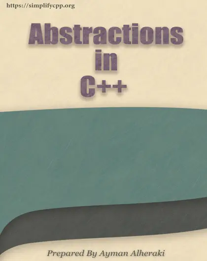 Cover of mini booklet Abstraction in C++
