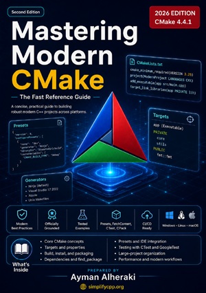 Cover of Mastering Modern CMake Second Edition