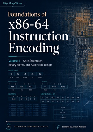 Cover of Foundations of x86-64 Instruction Encoding - Volume 1