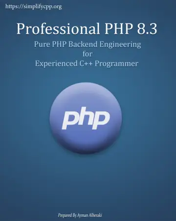 Cover of Professional PHP 8 3 and Beyond