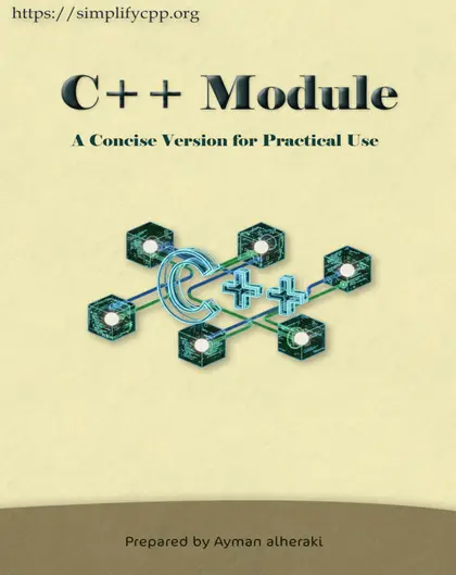 Cover of mini booklet C++ Module