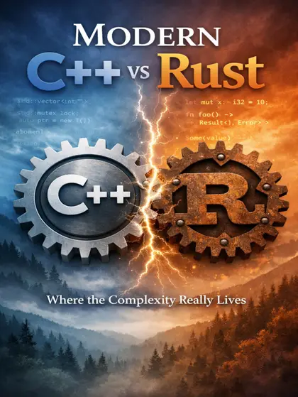 Cover of Modern C++ vs Rust Where the Complexity Really Lives